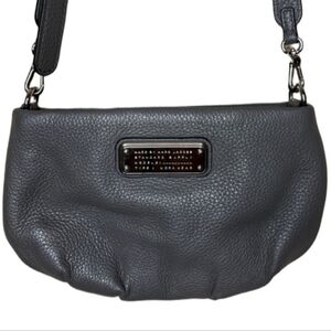 Marc Jacobs Charcoal Leather Crossbody Bag